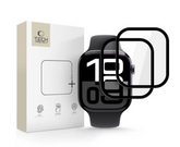 Kaitseklaas Tech-Protect Glass Flex+ Apple Watch 10 46mm (2tk/must)